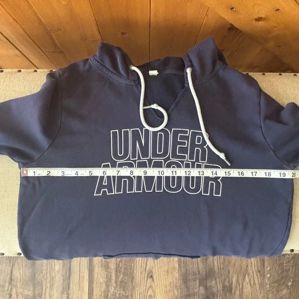 Women's Under Armour Navy Hoodie | Size Medium - Picture 5 of 6